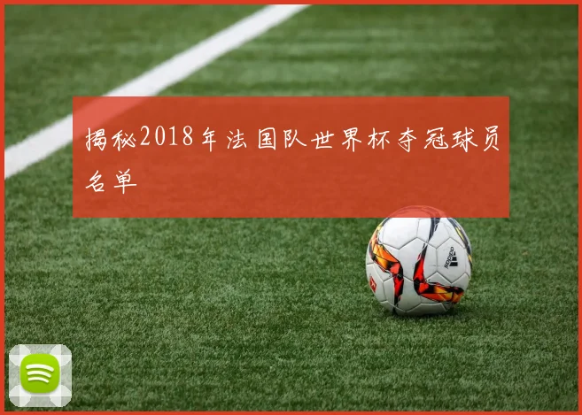揭秘2018年法国队世界杯夺冠球员名单